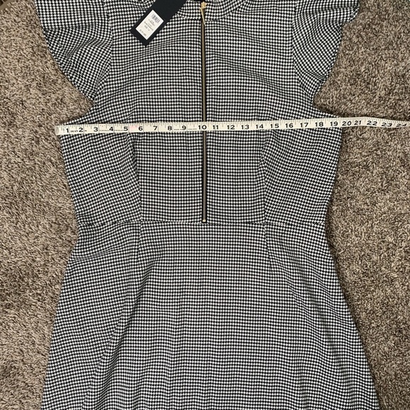 Rachel Zoe flutter sleeve a-line dress Sz 14 - Picture 5 of 12